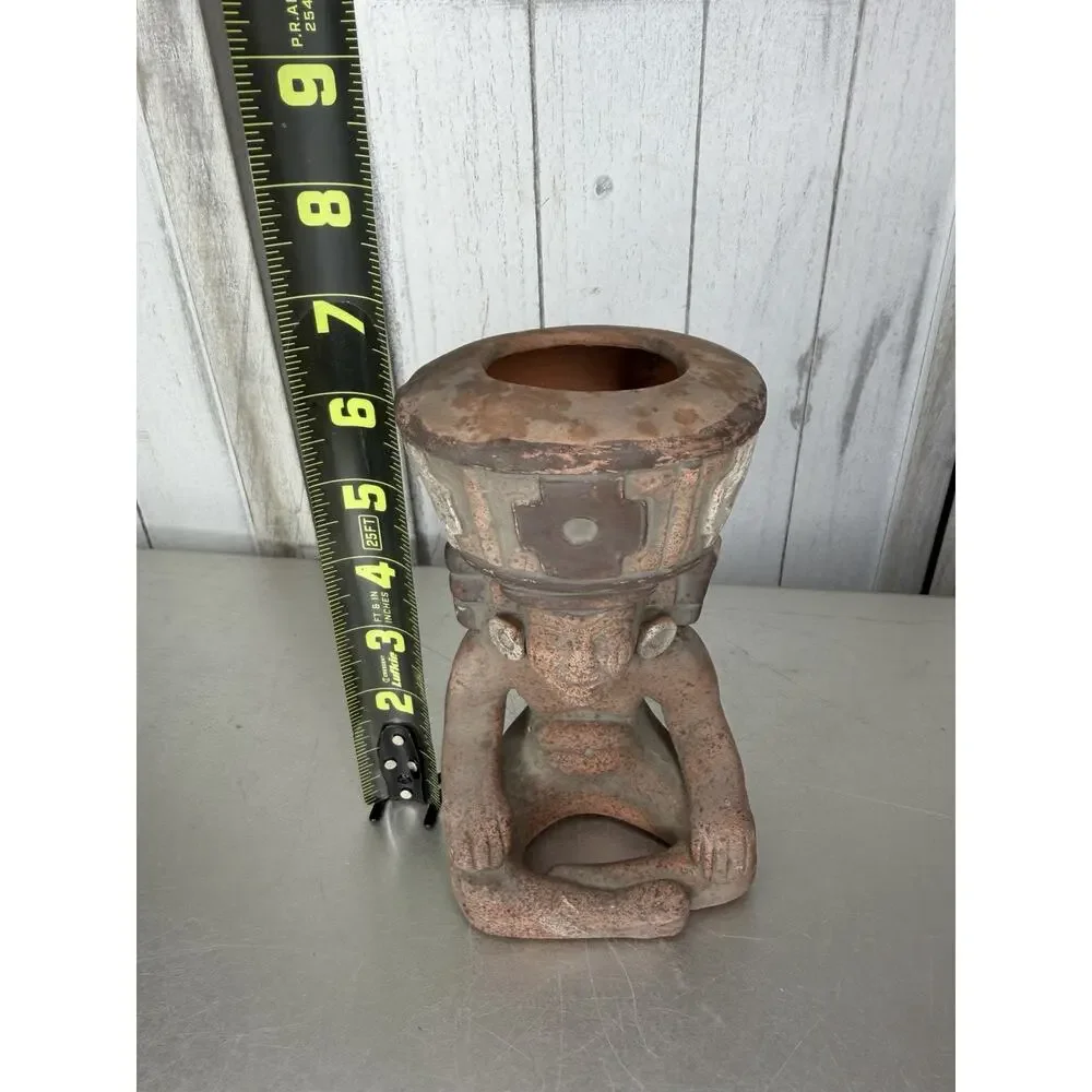 Huehueteotl Lord Of Fire Mexican Culture Home Decor Prehispanic Primitive Clay